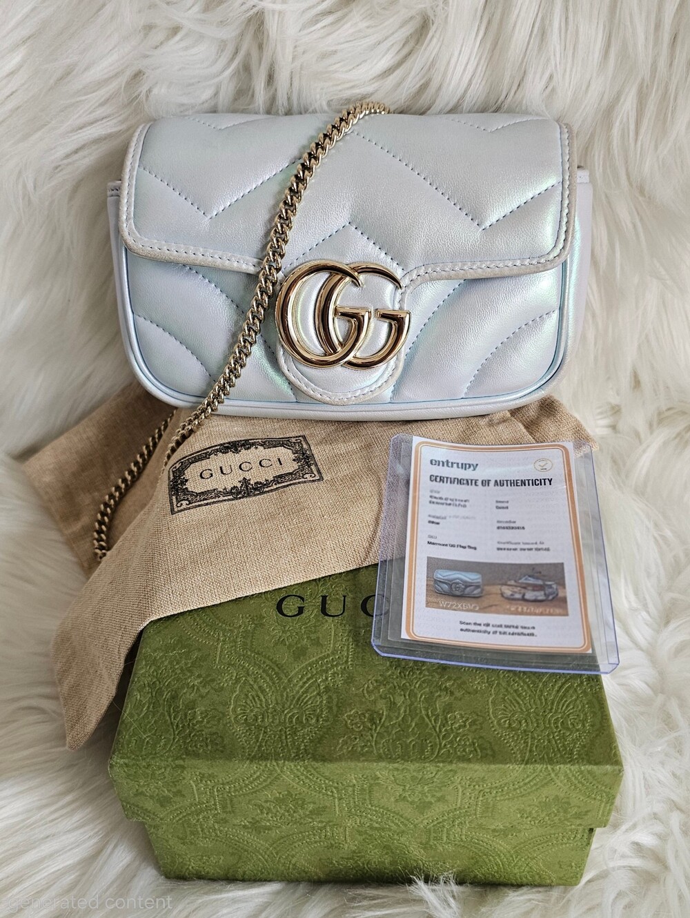 🩵 Gucci Super Mini Marmont 🩵 - Picture 2 of 14